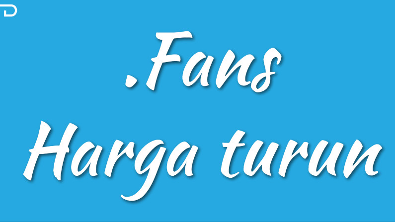 Domain .fans harga turun