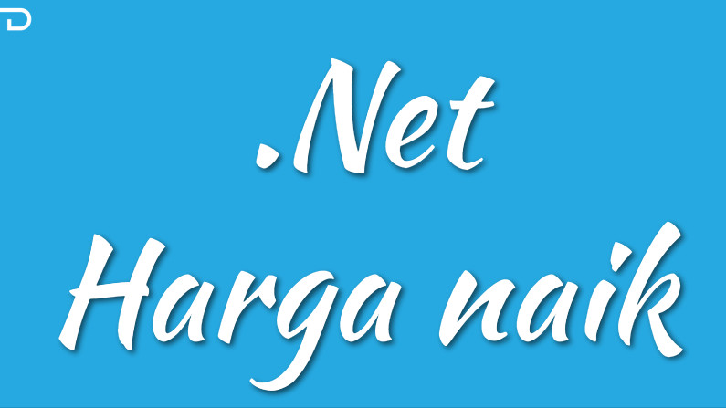Domain .net harga naik bulan april 20202