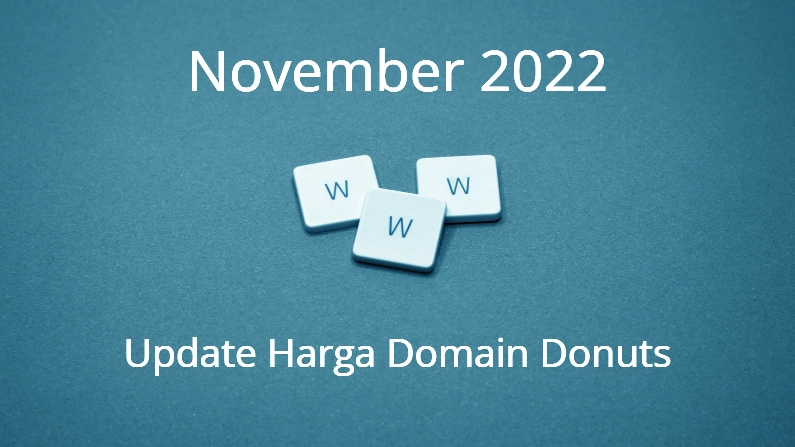 Update Harga Domain Internasional Grup Donuts 28 November 2022