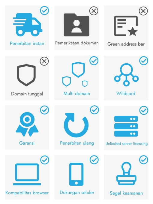 Spesifikasi Sertifikat Ssl Thawte Dv Multi Domain Wildcard
