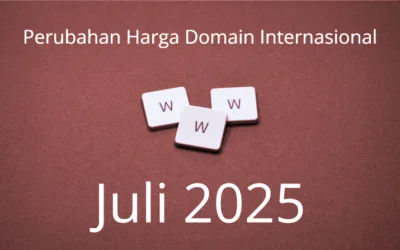 Perubahan Harga Domain Internasional Juli 2025